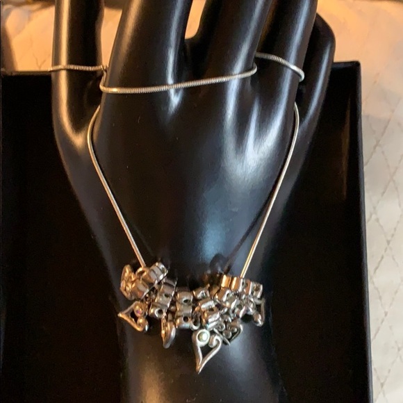 Silver & Swarovski Crystals Make a Unique Necklace - Picture 1 of 4